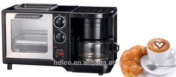 Household 3 in 1 coffee maker with oven