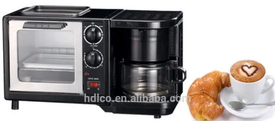 Household 3 in 1 coffee maker with oven