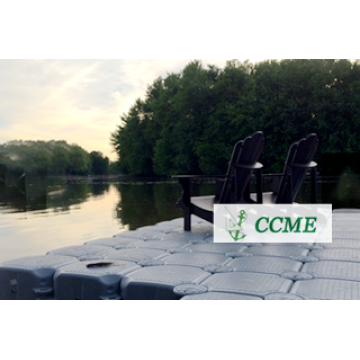 Rotomolding type plastic floater floating pontoon floating dock