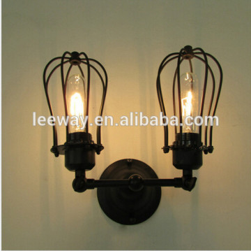 Vintage American country style 2heads outdoor wall light use for indoor or outdoor