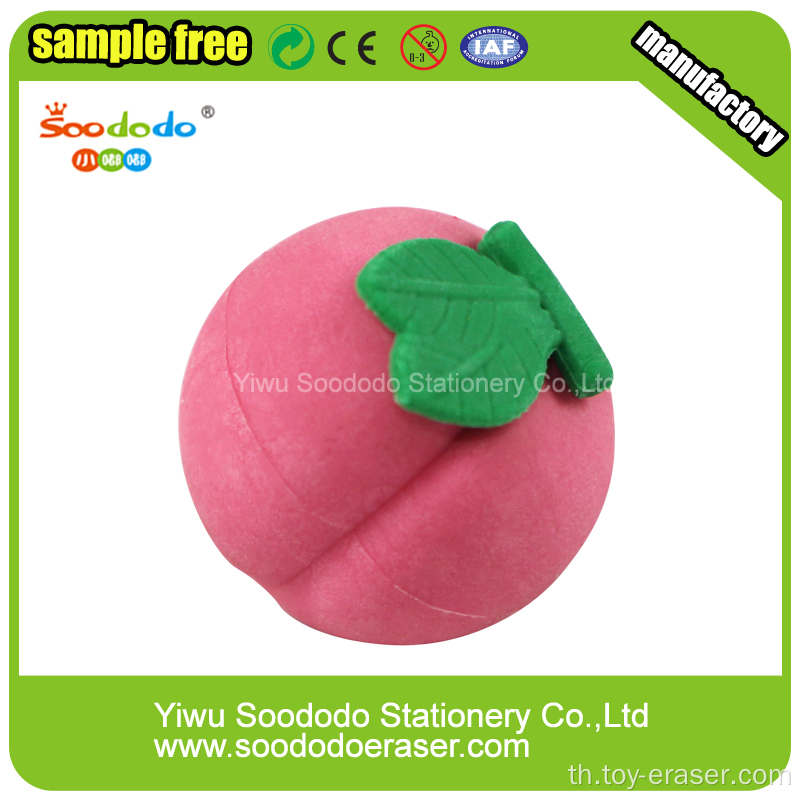 3D Peach Shaped Eraser, ยางลบคุณภาพสูงขายส่ง