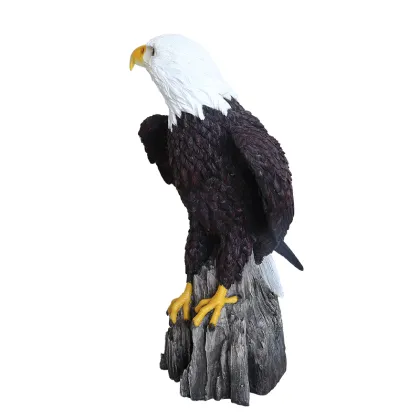 Wholesale Life Size Resin American Eagle Statues for Garden Decoration