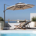 Mobili per esterni piscina ombrello ombrello ombrello del mercato dell&#39;ombra solare con copertura sospesa