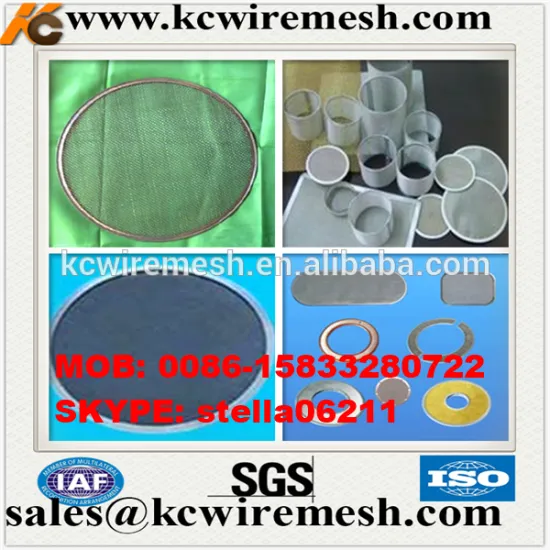 Cheap!!!! KangChen Black Wire Cloth Disc / Water Filter Wire Mesh/Black Wire Mesh Disc