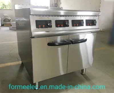 Commercial Induction Cooker 12kw 4 Square Glass-Ceramic Plate Induction Heater
