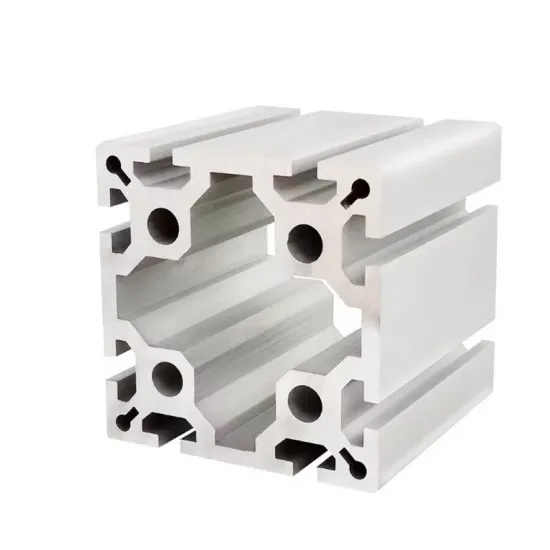 Heavy Duty 100x100 Anodized 6063 T5 European Industrial Aluminum Profile