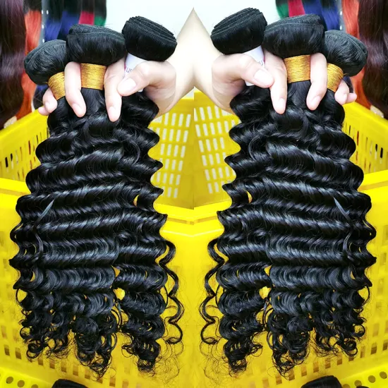 Wholesale raw virgin Brazilian human hair extension bundle hair vendors raw virgin cuticle aligned Cambodian hair bundles