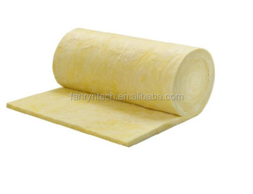 Modern Industrial Warehouse Fiberglass Roll 25mm & 50mm Fireproof Glass Wool Blanket