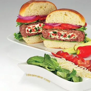 Stufz Burger Press Make Stuffed Burgers