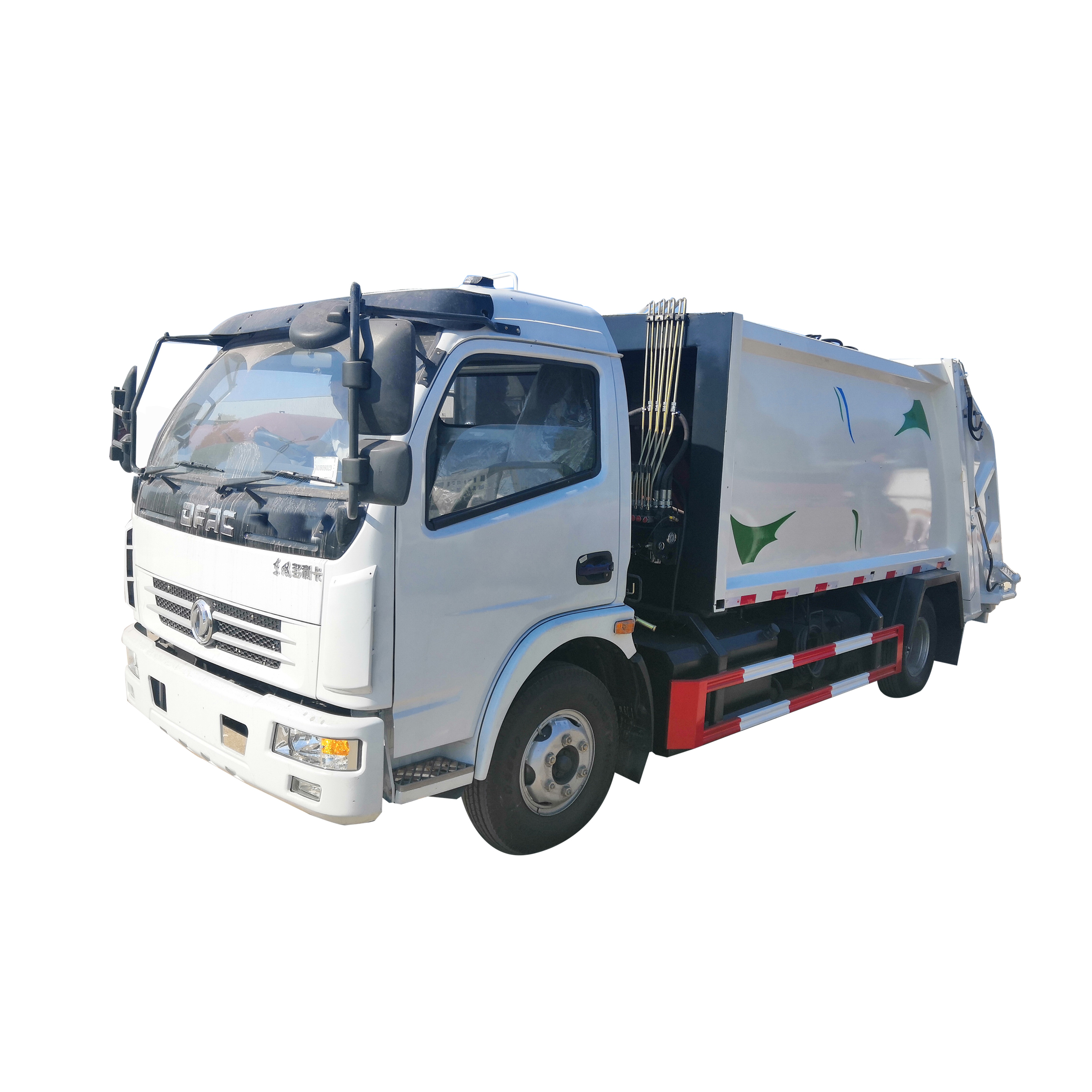 8cbm trash compactor waste truck