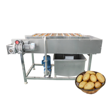 Gemüsepinsel Roller Sprühwaschmaschine für Früchte