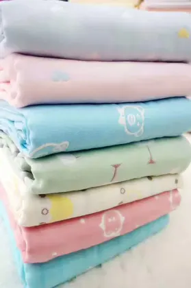Infant Gause Towel for Bath or Quilt