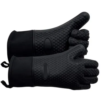 Microwave Silicone Gloves Protective Barbecue Gloves Waterproof Heat Resistant Cooking Baking Oven Mitt