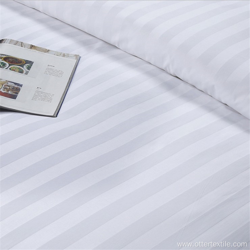 Cotton Satin Stripe Hotel Bed Sheets