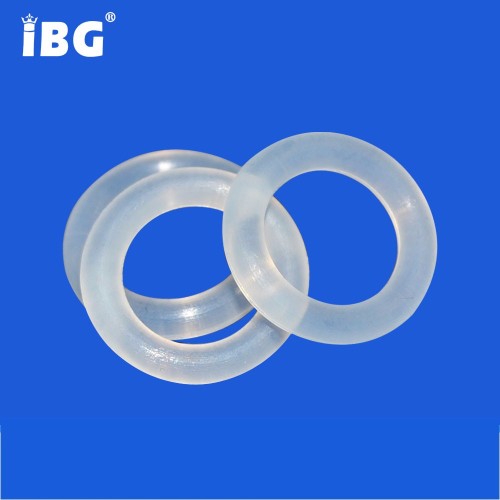 Food Grade Platinum-sembuh Clear Soft Silicone O Ring