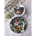 Flower black Mug fashion