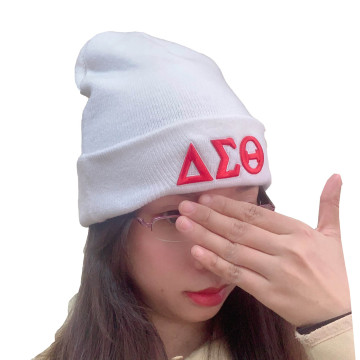 Greek Letter Sorority Beanies: Fashionable Winter Hats for College Women in USA