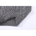 Men's Knitted Cable AB Yarnt Shawl Collar Pullover