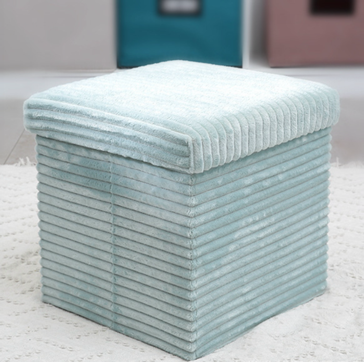 Corduroy Storage Stool 1