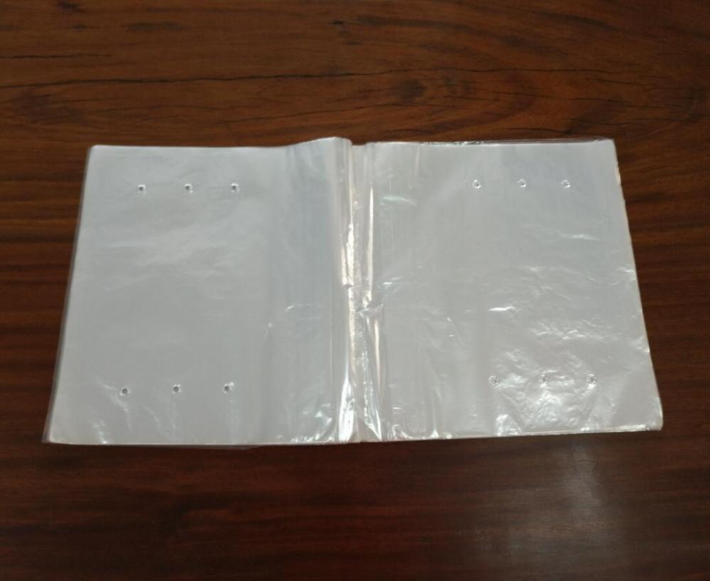 Transparent Poly Saddle Bags