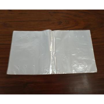 Transparent Poly Saddle Bags