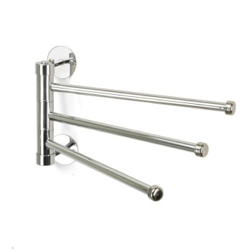 Fascinating Usable Wall Mounted Chrome Finish Towel Bar