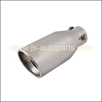 INLET 2.25 OUTLET 3.75 SLANT CUT  RESONATED  EXHAUST TIP