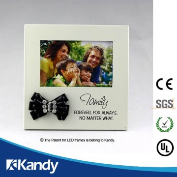 bow-tie happy family frame photo