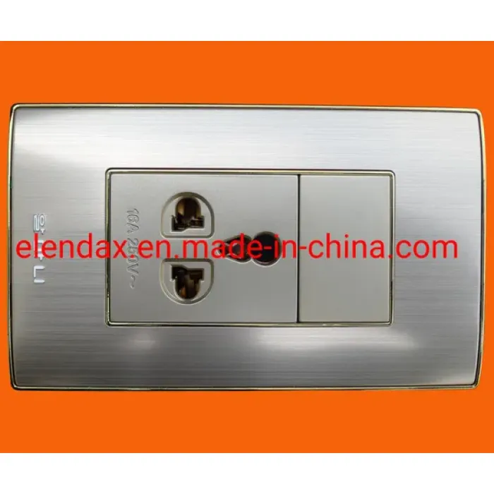 Sakelar Dinding Aluminium Amerika Baru dengan Indikator AL2001