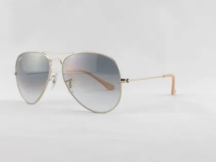 Crystal Grey Mirror Lens Stainless Frame Brand Name Sunglasses Ray Ban Rb3025