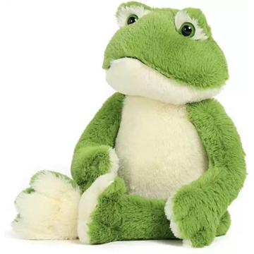 Big eyed frog stuffed animal to sleep with