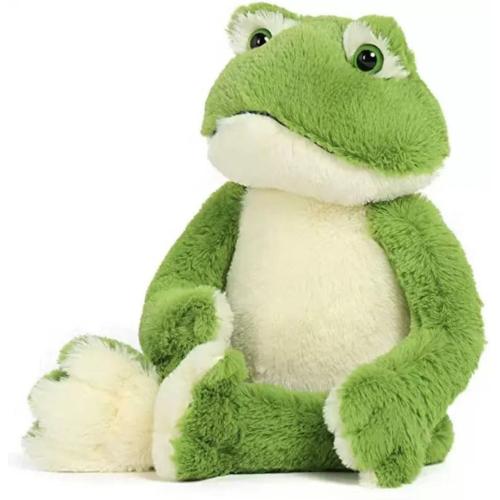 Animal en peluche à grosse grenouille aux yeux pour dormir avec