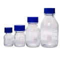 Botella de reactivo de tornillo de tornillo de vidrio de vidrio transparente 250 ml