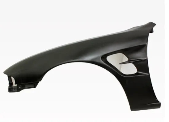 Clear pattern carbon fiber car fender