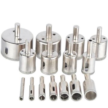 Durability-Driven Diamond Metal Coated Ceramic Hole Saw Drill Bits for Tile, Marble, and Glass Drilling