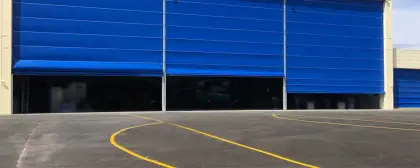 High speed rolling up gate