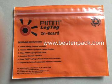 PMMI Zipper Adhesive Bag Gelb Film-1