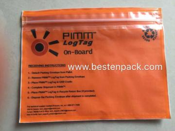 PMMI Zipper Adhesive Bag Yellow Film-1