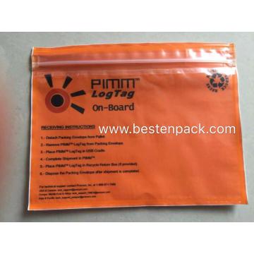 PMMI Zipper Adhesive Bag Gelb Film-1