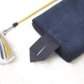 Microfiber Golf Towel Custom Microfiber Waffle Golf Towel With Hooks Supplier