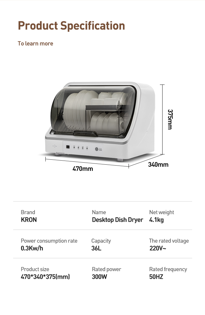 36l Dish Dryer 20