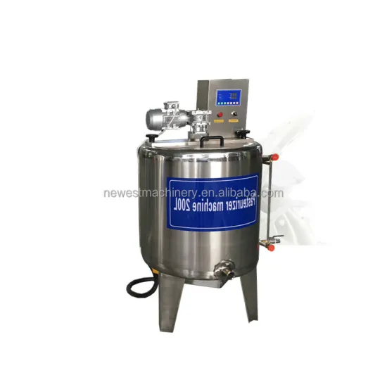 Food Grade Fruit Juice Milk Pasteurizer Machines