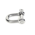 Stainless steel rigging equipment D-type shackle