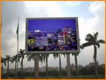 Optical Fiber Transmission Outdoor Ph10mm Dip Full Color Slim Super Thin Led Screen