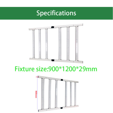 Luces de cultivo de plantas lineales LED plegables de 640W