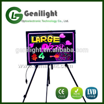 60*80cm consumer electronic aluminium frames acrylic panel led writing board