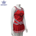 Mukautetut punaiset cheerleading vaatteet Youth Cheer Uniform