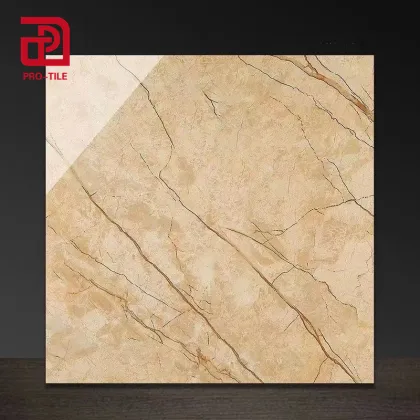 Premium 800x800 Golden Line Floor Tile for Hotel Flooring