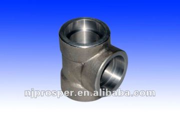 Socket Welding Equal Tee /pipe fittings/Forged plumbing adapter (YZF-P89)