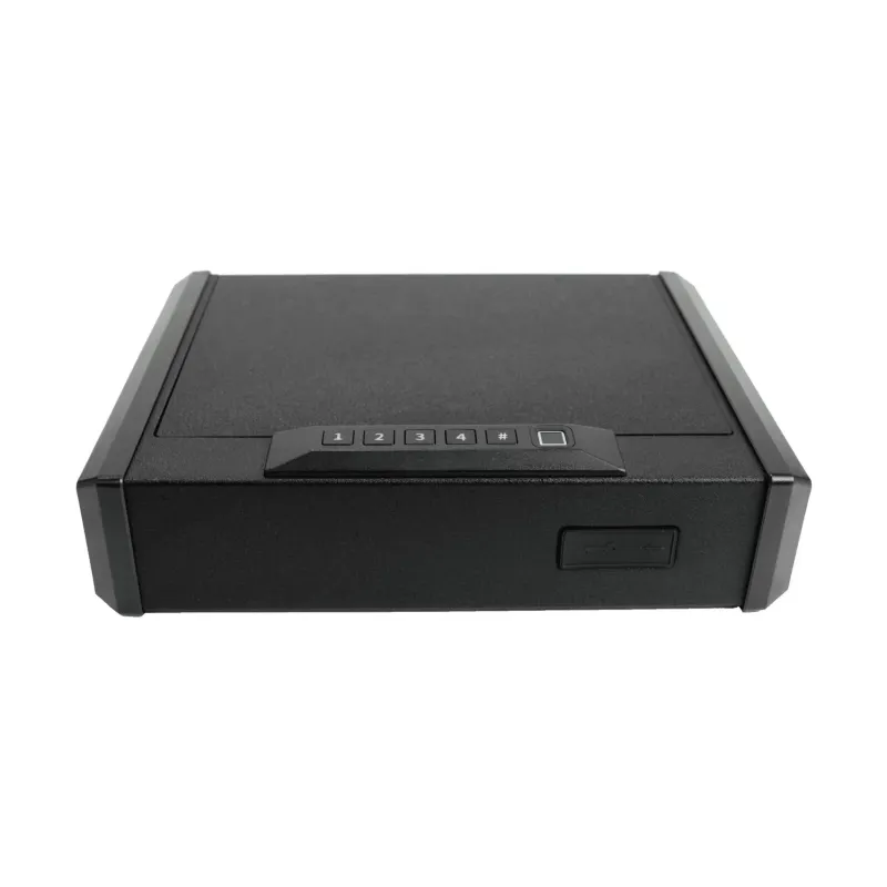 Home Pistol Safe Box with Fingerprint and Key